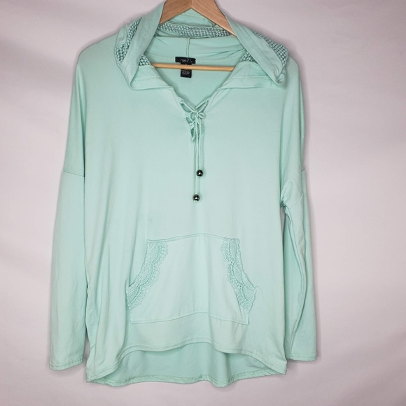 Rue21 Tops - Rue 21 Mint Green Micro Fleece Pullover